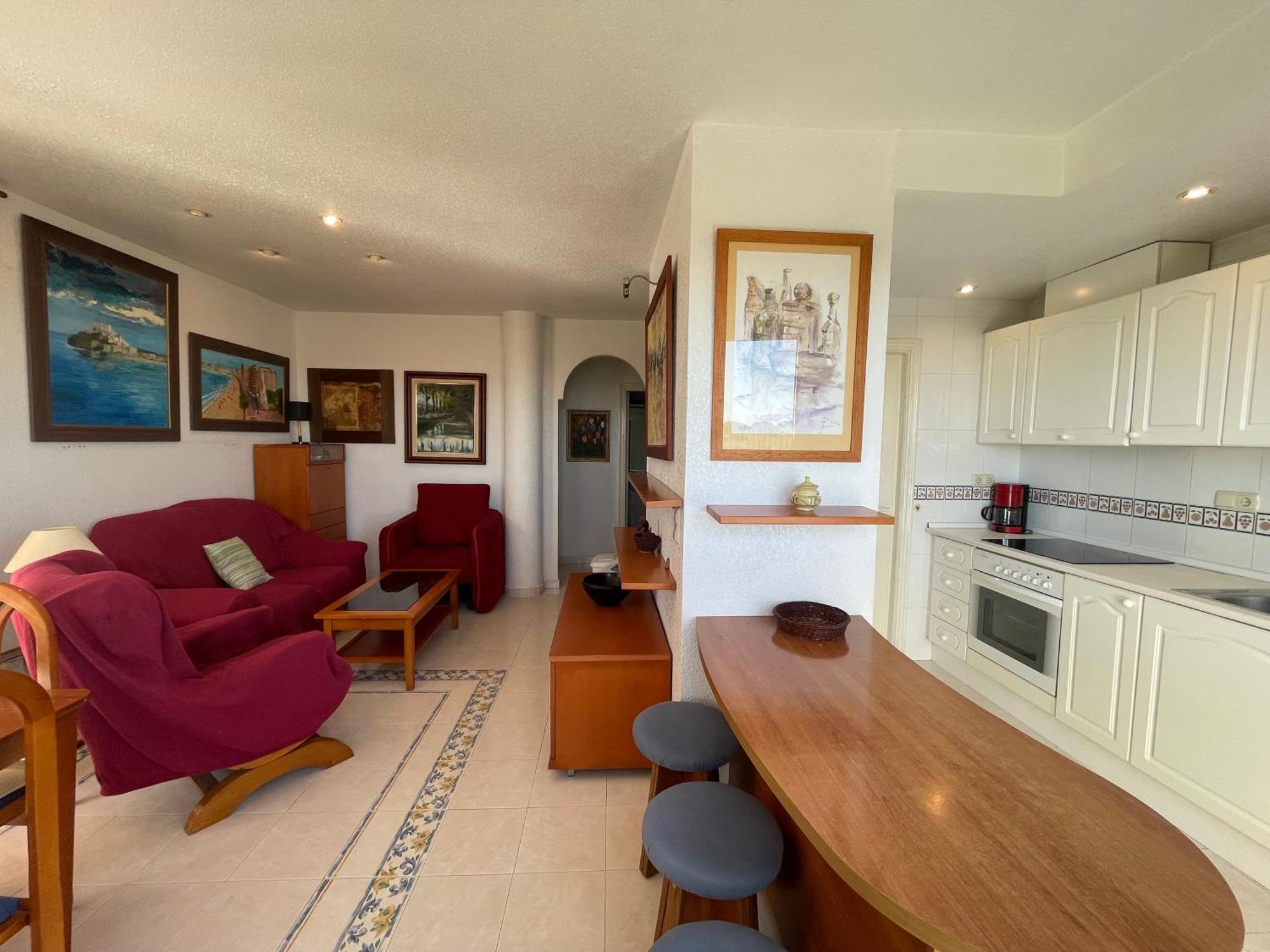 Alpen 1 - Cala Josep I 1Era Linea Apartment Peniscola Bagian luar foto